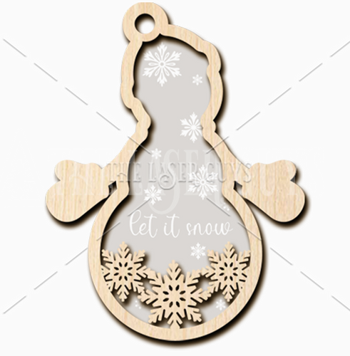 Frosted Let it Snow-man