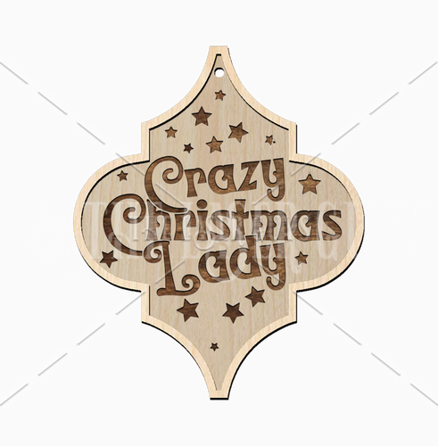 Crazy Christmas Lady