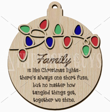 Family is like Christmas Lights (Style 1)
