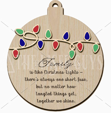 Family is like Christmas Lights (Style 2)