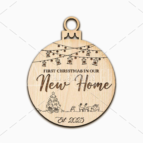 First Christmas In Our New Home (Style 1)