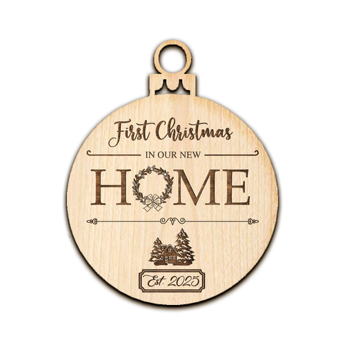 First Christmas In Our New Home (Style 2)
