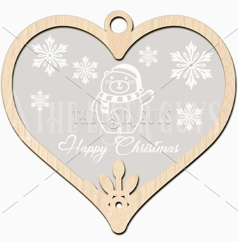 Frosted Christmas Bear