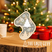 Frosted Christmas Stocking