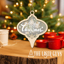 Frosted Christmas Tree Bauble