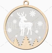 Frosted Woodland Reindeer