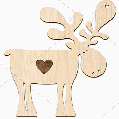 Morris the Moose with a Heart (Engraved)