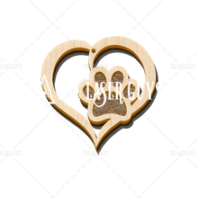 Hearts and Paws (Engraved)