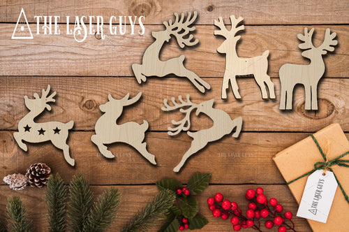 Reindeer Set of 6 (Small)