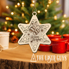 Frosted New Year Star