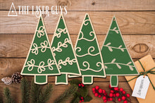 Whimsical Evergreen Collection – Set of 4 Ornaments