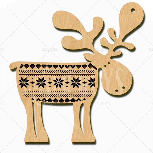 Morris the Moose in a Sweater (Engraved)