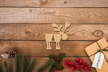 Morris the Moose with a Pine Tree (Engraved)