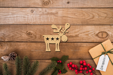 Morris the Moose with Stars (Engraved)